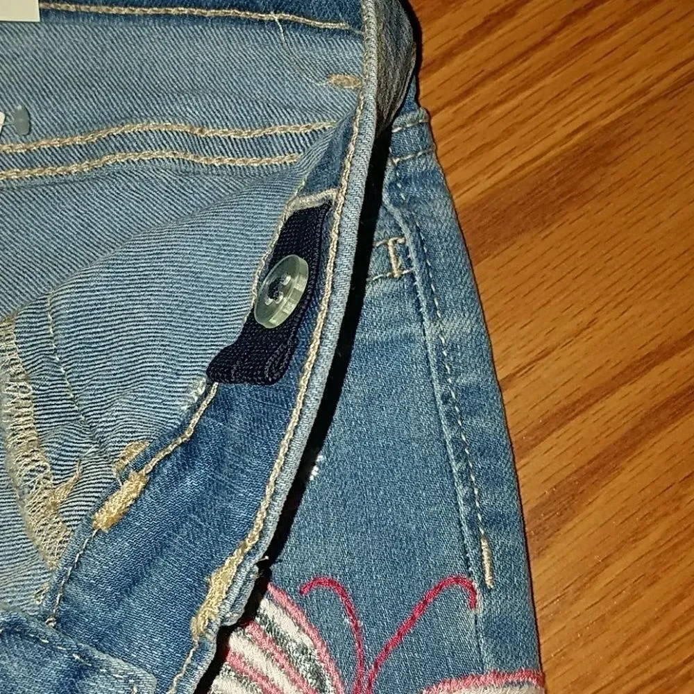 Children's Place Butterfly jeans Sz. 10 NWT